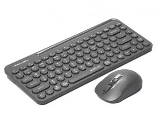 Клавіатура та миша бездротова A4Tech Fstyler FG3200 Air Grey