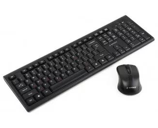 Клавіатура та миша бездротова Gembird KBS-WM-03-UA Black USB