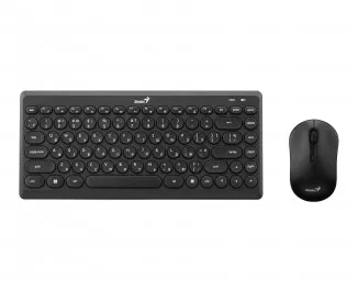 Клавіатура та миша бездротова Genius LuxeMate Q-8000 Black (31340013414)