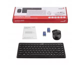 Клавиатура и мышь беспроводная Genius LuxeMate Q-8000 Black (31340013414)