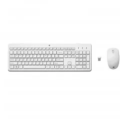 Клавіатура та миша бездротова HP 230 Wireless UA White (3L1F0AA)