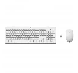 Клавиатура и мышь беспроводная HP 230 Wireless UA White (3L1F0AA)