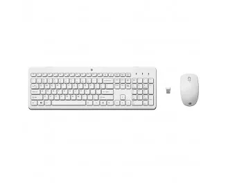 Клавіатура та миша бездротова HP 230 Wireless UA White (3L1F0AA)
