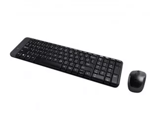 Клавиатура и мышь беспроводная Logitech MK220 Black USB (920-003168)