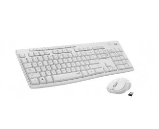 Клавиатура и мышь беспроводная Logitech MK295 Silent Combo White USB (920-009824)