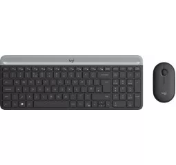 Клавиатура и мышь беспроводная Logitech MK470 Graphite USB (920-009204)