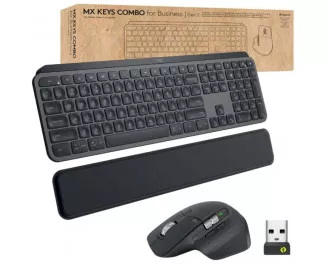 Клавіатура та миша бездротова Logitech MX Keys for Business Gen 2 Graphite (920-010933)