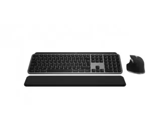 Клавіатура та миша бездротова Logitech MX Keys S Combo for Mac Space Gray (920-012845)