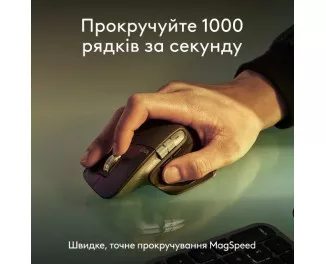 Клавіатура та миша бездротова Logitech MX Keys S Combo for Mac Space Gray (920-012845)
