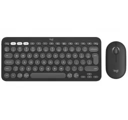 Клавіатура та миша бездротова Logitech Pebble 2 Combo for Mac Graphite (920-012244)