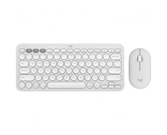 Клавіатура та миша бездротова Logitech Pebble 2 Combo White Wireless (920-012240)