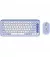 Клавіатура та миша бездротова Logitech Pop Icon Combo Lilac (920-013078)