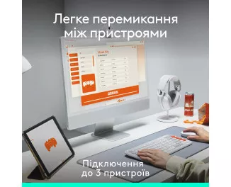 Клавіатура та миша бездротова Logitech Pop Icon Combo Lilac (920-013078)