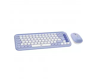 Клавіатура та миша бездротова Logitech Pop Icon Combo Lilac (920-013078)