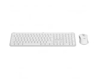 Клавіатура та миша бездротова Logitech Signature Slim Combo MK950 Off White (920-012491)