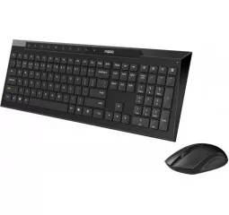 Клавиатура и мышь беспроводная Rapoo 8210M Wireless Black