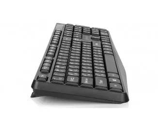 Клавиатура и мышь беспроводная REAL-EL Kit 551W Black (EL123100048)