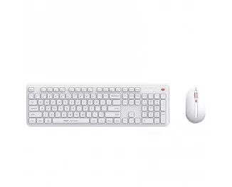 Клавіатура та миша бездротова Xiaomi MiiiW Keyboard and Mouse Combo Gen 3 PB03 White (MW24PB03)