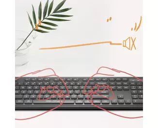 Клавиатура и мышь беспроводная Xiaomi MiiiW Keyboard and Mouse Combo Gen 3 PB03 White (MW24PB03)