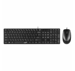 Клавіатура та миша Genius C-126 SlimStar USB Black (31330007407)