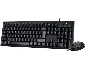 Клавиатура и мышь Genius KM-100SE Black (31330009410)