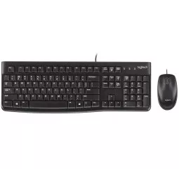 Клавиатура и мышь Logitech MK120 USB UA Black (920-002563)