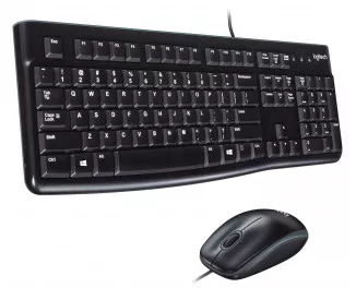 Клавіатура та миша Logitech MK120 USB UA Black (920-002563)