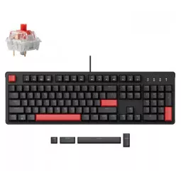 Клавиатура Lemokey X3 Keychron Red Black (X3-H1-UA)