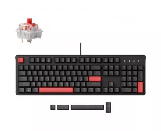 Клавиатура Lemokey X3 Keychron Red Black (X3-H1-UA)