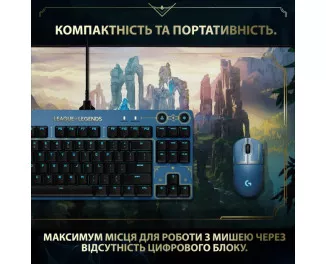 Клавиатура Logitech G Pro Mechanical Keyboard League of Legends Edition (920-010537)
