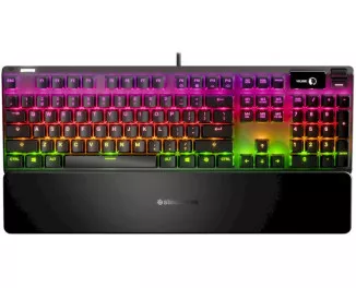Клавиатура механическая SteelSeries Apex 7 104key, Red Switch, USB-A, RU, RGB, чёрный