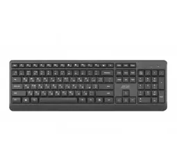 Клавиатура мембранная 2E KS220 106key, WL, EN/UK/RU, чёрный