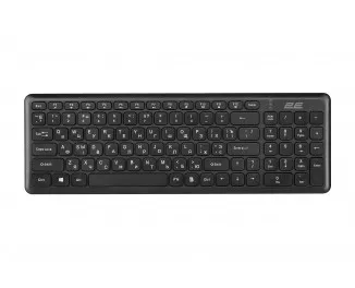 Клавиатура мембранная 2E KS230 96key, WL, EN/UK/RU, чёрный