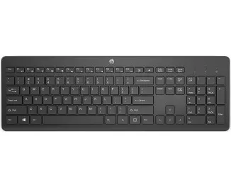 Клавиатура мембранная HP 230, 106key, WL, EN/UK, чёрный