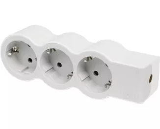 Колодка удлинителя Legrand 3хSchuko 16А белый (694573)