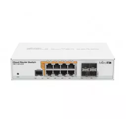 Коммутатор MikroTik Cloud Router Switch 112-8P-4S-IN