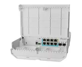 Коммутатор MikroTik Cloud Smart Switch netPower Lite 7R CSS610-1Gi-7R-2S+OUT