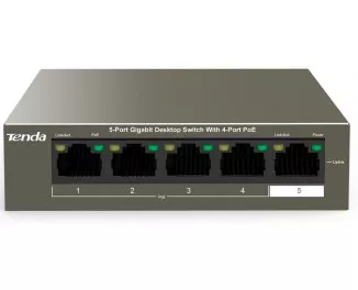 Коммутатор Tenda TEG1105P-4-63W