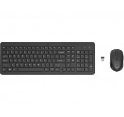 Комплект клавиатура и мышь HP 330, WL, EN/RU, чёрный