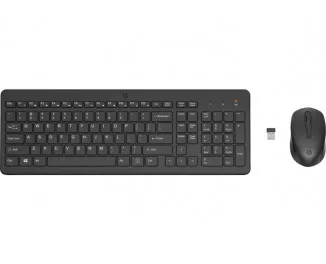 Комплект клавиатура и мышь HP 330, WL, EN/RU, чёрный