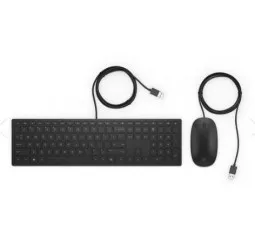 Комплект клавиатура и мышь HP Pavilion 400, USB-A, EN/UK, чёрный