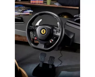 Комплект (руль, педали) Thrustmaster T80 Ferrari 488 GTB Edition PC/PS4/PS5 Black (4160672)