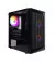 Корпус 1stPlayer BS-2-BK-3F1 Black без БП