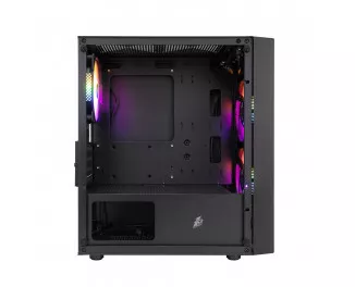 Корпус 1stPlayer BS-2-BK-3F1 Black без БП