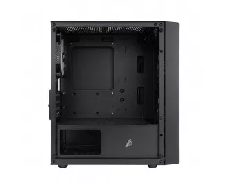 Корпус 1stPlayer BS-2-BK-3F1 Black без БП