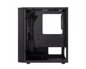 Корпус 1stPlayer BS-2-BK-3F1 Black без БП