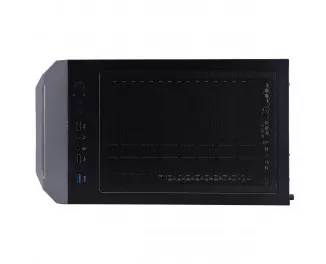 Корпус 1stPlayer D3-A-BK-1F7-14-1F7 Black без БП