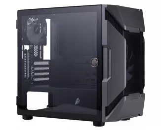 Корпус 1stPlayer D3-A-BK-1F7-14-1F7 Black без БП