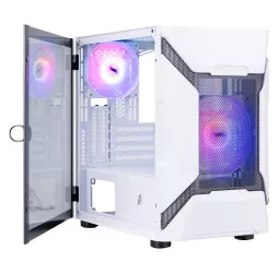 Корпус 1stPlayer D3-A-WH-1F7-14-W-1F7-W White без БП