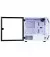 Корпус 1stPlayer D3-A-WH-1F7-14-W-1F7-W White без БП